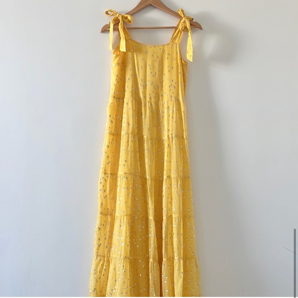Sezane Sunlit Yellow Maxi Dress - Picture 7 of 16